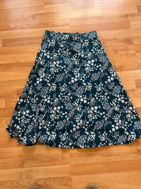 Pact Wildflower Fit & Flare Midi Skirt- tags on!